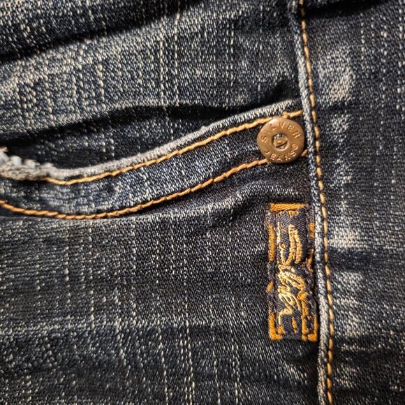 SILVER Jeans Suki Women's W28/L32 dark wash stretch EUC - Picture 6 of 6